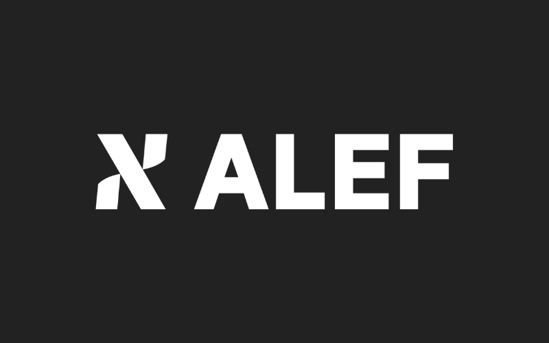 Redesigned ALEF website with glassmorphism UI