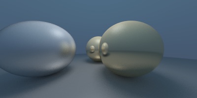 Soft shadows and area lighting demonstration